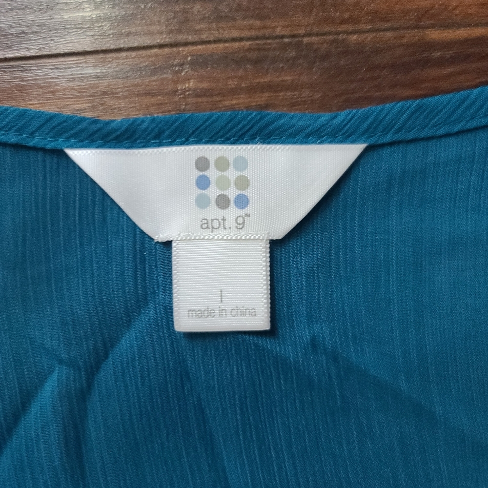 Apt 9 blouse w camisole L - Picture 6 of 7